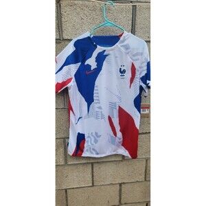 Nike DriFit France Pre-Match Soccer Warm Up Jersey, Size L NWT DM9548-100